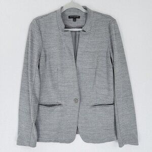 Banana Republic Jacket Womens Small Gray One Button Blazer Cardigan Classic